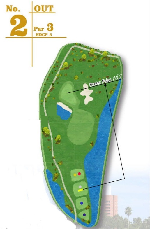 아이와미야자키 골프클럽 OUT HOLE : 2
