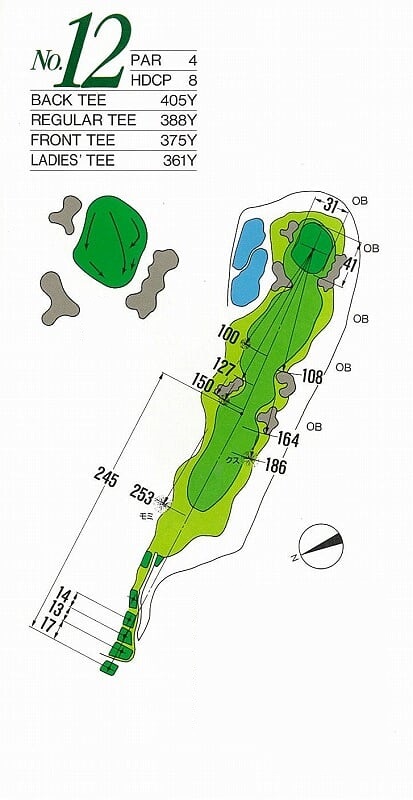 케도인골프클럽 & 호텔케도인 IN HOLE : 12