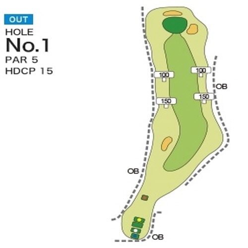 [PGM] 그레이트삿포로 컨트리클럽 OUT HOLE : 1