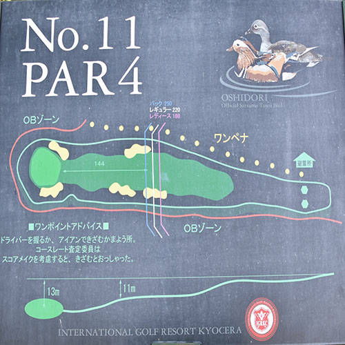 사츠마골프리조트 IN HOLE : 11