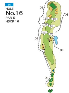 [PGM] 나카미네 골프클럽 IN HOLE : 16