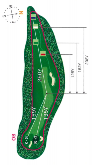 트라이얼골프리조트 와카미야코스 [후쿠오카공항 40분] OUT HOLE : 2