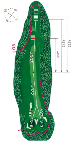 트라이얼골프리조트 와카미야코스 [후쿠오카공항 40분] OUT HOLE : 8