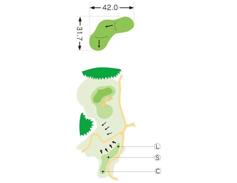 가고시마 타카마키(다카마키) 컨트리클럽[셀프x, 캐디포함만 가능] IN HOLE : 17
