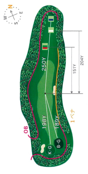 트라이얼골프리조트 와카미야코스 [후쿠오카공항 40분] OUT HOLE : 7
