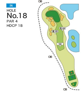 [PGM] 다마쓰쿠리골프클럽 네지키코스 IN HOLE : 18