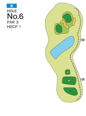 [PGM] 후소 컨트리클럽  니시 코스  HOLE : 6